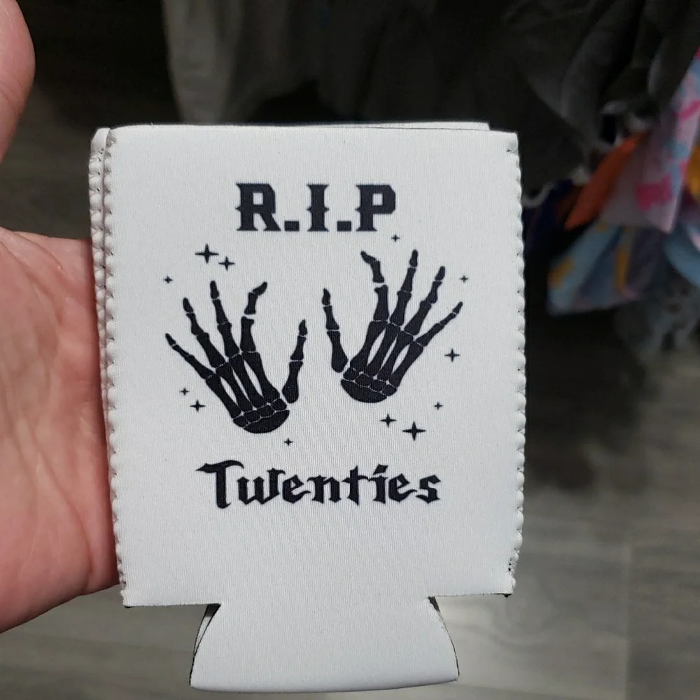 White and Black R.I.P Twenties Party Favors